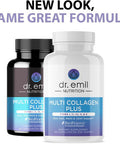 Dr. Emil Nutrition Multi Collagen Pills - Collagen Supplements To Support Hair, Skin, Nails, & Joints - Hydrolyzed Collagen Supplements For Women With Types I, Ii, Iii, V & X - 90 Capsules