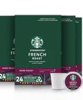 Starbucks K-Cup Coffee Pods, Dark Roast Hot or Iced Coffee, French Roast, 96 Keurig Pods