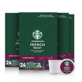 Starbucks K-Cup Coffee Pods, Dark Roast Hot or Iced Coffee, French Roast, 96 Keurig Pods