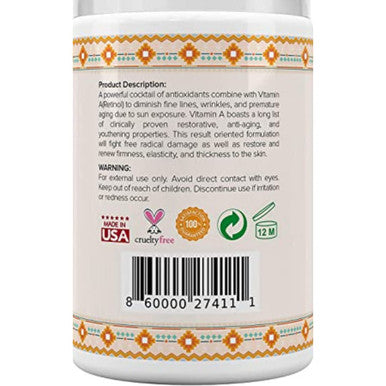 2.5% Retinol Cream Face Moisturizer w/ Vitamin E & Hyaluronic Acid for Wrinkles & Acne - Eye Cream - Anti Aging Facial Skin Care 1.7 oz - 2 Pack