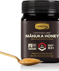 Comvita Manuka Honey UMF 5+ (MGO 83+) - Raw Manuka Honey New Zealand, Pure & Unpasteurized, Superfood for Immune Health, Use in Tea, Wild, Monofloral, Non-GMO - 500g (17.6 oz)