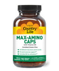 Country Life Maxi-Amino With 16 Free Form Amino Acids 90 Vegetarian Capsules Certified Gluten Free Certified Vegetarian
