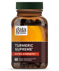 Gaia Herbs Turmeric Supreme Extra Strength - Helps Reduce Occasional Inflammation from Normal Wear & Tear - with Turmeric Curcumin & Black -120 Vegan Liquid Phyto-Capsules(Up to 120-Day Supply)