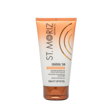 St. Moriz Professional Medium Instant Tan 1 Day Wash Off Fake Tan Lotion with Aloe Vera and Vitamin E Fast-Drying Transfer-Resistant Vegan 150ml
