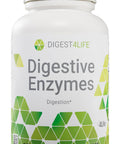 4Life Digestive Enzymes - Dietary Supplement Supports Digestive System and Intestinal Health - Digestive Enzymes Support Food Absorption and Breakdown of Protein Carbohydrates and Fats - 90 Capsules
