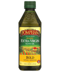 Pompeian Bold Spanish Extra Virgin Olive Oil - 16 fl oz - First Cold Pressed Olive Oil for Cooking - Bold Taste for Dipping and Drizzling