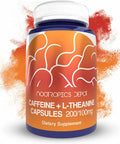 Caffeine and LTheanine Capsules 180 Pills Contains 200mg of Caffeine and 100mg of LTheanine Natural Nootropic Supplement Energy Booster Mental Focus Alertness Coffee Alternative