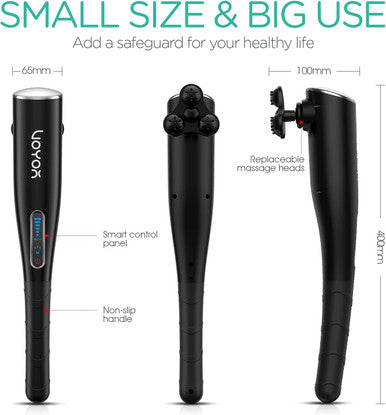 Handheld Back Massager For Pain Relief Deep Tissue, Electric Massager Cordless With Rechargeable Design For Neck, Shoulder, Foot, Leg, Calf Gifts For Women, Men, Mh460