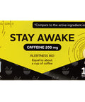 Rite Aid Stay Awake Tablets , 200 mg - 100 Tablets | Pills | Supplement | Pills 200mg | Equal to About a Cup of Coffee | Mental Alertness Aid | Energy Pills