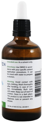 Heiltropfen 70% DMSO - Pharmaceutical Grade Ingredients | Dimethyl sulfoxide Liquid 3.4 Oz - 100 ml | High Purity | Low Odor | DMSO Liquid 70/30