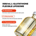 Purcell 5% Glutathione Face Serum - High Concentration With Vitamin B3, Vitamin E, Tranexamic Acid, Hydrating & Brightening, Lightweight, 1.01 Oz