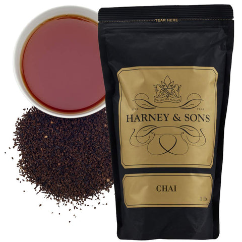 Harney & Sons Herbal Hot Cinnamon Spice Rooibos Tea Tin, 4 oz | Caffeine-free rooibos with cinnamon, orange peel, and cloves. No sugar added.