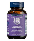 Wiley's Finest Wild Alaskan Fish Oil Bold Vision - Fish Oil Eye Health Supplement with Lutein Zeaxanthin Bilberry Omega-7 Vitamin E and Zinc - 60 Softgels (30 Servings)