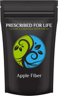 Prescribed For Life Apple Fiber Powder | Natural Apple Pectin Fiber Supplement For Digestive Health | Whole Apple Concentrate Powder | Vegan Non Gmo Gluten Free (2 Kg / 4.4 Lb)