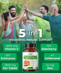 Zazzee Grape Seed Extract Capsules and Advanced Immune Support Tablets