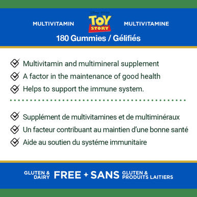 Nature's Bounty Disney Toy Story 180 Gummy