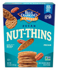 Blue Diamond Almonds Nut Thins Gluten Cracker Crisps Hint of Sea Salt 4.25 Oz Boxes (Pack of 1)