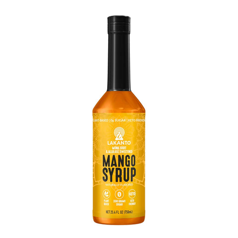 Lakanto Simple Flavoring Syrup - Monk Fruit Sweetener with Allulose, Perfect for Coffee, Tea, Cocktails, Snow Cones, Sodas, Other Drinks, Keto, Vegan (Original - 25.4 fl oz)