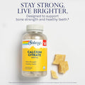 Solaray Calcium Citrate 1000Mg - Chelated Calcium Supplement - Supports Bone Strength And Healthy Teeth - Easy To Digest - 60-Day , Vegan - 68 Servings, 275 Vegcaps