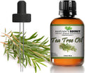Tea Tree Oil - 100% Pure and Natural Therapeutic Grade Australian Melaleuca Backed by Medical Research - Huge 4 oz Glass bottle