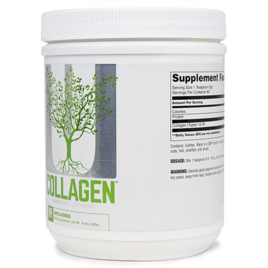 Universal Nutrition Collagen Types I & III Protein Powder with Collagen Peptides, 300 G, 60Count
