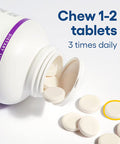Natural Factors Suntheanine Chewable Tablets 120 Count