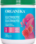 Organika Electrolytes Extra-Strength Powder- Lemon Lime- High In Sodium For Sport Recovery & Electrolyte Drink Mix - Raspberry Flavour- Zero Sugar, Hydration- 350 Gram - 100 Servings