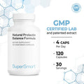Supersmart Natural Anti Prolactin Support Extracts from Mucuna Pruriens Ashwagandha Ginseng Vitamin B6 Helps with Excess of Prolactin NonGMO Gluten Free 120 Vegetarian Capsules