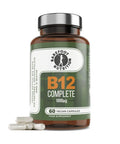 Barefoot Nutrition - B12 Complete High Strength Supplement Methylated B 12 (1000Ãƒâ€šÃ‚Âµg) - with Cofactors Methyl folate (400Ãƒâ€šÃ‚Âµg) & D-Biotin (400Ãƒâ€šÃ‚Âµg) - 60 x 1 A Day Vegan-Friendly Capsules