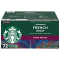 Starbucks K-Cup Coffee Pods, Dark Roast Hot or Iced Coffee, French Roast, 96 Keurig Pods