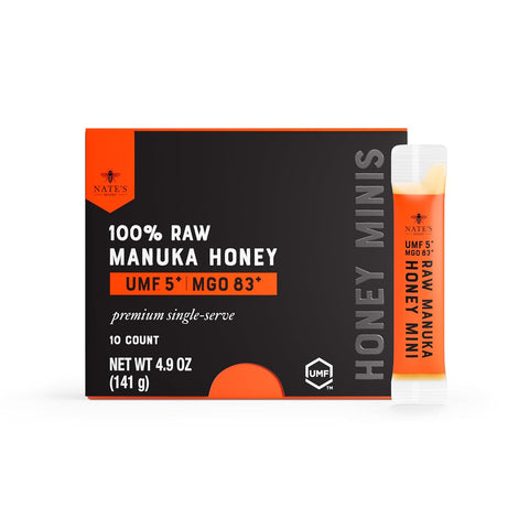 Nate's Manuka Honey - 13.2 oz Squeeze Bottle | Raw - New Zealand - MGO 512+ - UMF Certified 15+