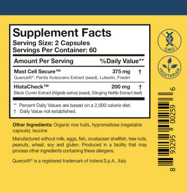 Researched Nutritionals Histaquel 120 Capsules
