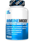 Evlution Broad Spectrum Immune Support Supplement Nutrition Immunemode Immunity Support Supplement with Super Potent Elderberry with Zinc and Vitamin C for Wellness - Vegan and