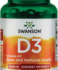 Swanson Immune Health Bundle: Olive Leaf - Turkey Tail Mushroom - Vitamin D3 - Vitamin C w/Rose HIPS