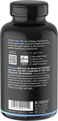 Sports Research Black Cumin Seed Oil Black Seed Oil Capsules for Immune Health Joint Health Antioxidant Activity NonGMO Gluten Mfd. in USA 500mg 60 Liquid Softgels for Adults