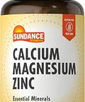 Sundance Calcium Magnesium Zinc 100 Caplets Essential Mineral Supplement Vegetarian NonGMO and Gluten Formula