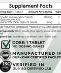 Epicatechin 90% Tablets 200mg 30 Count epicatechin 6mg Piperine