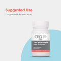 Allergy Research Group Zinc Picolinate Supplement - Supports Normal Health Immune Response, Highly Bioavailable, Well-Absorbed, Hypoallergenic, Vegetarian Capsules - 60 Count