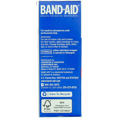 Band-Aid Brand Tru-Stay Sheer Bandages All One Size, 40 Count