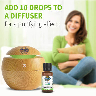 Garden of Life Essential Oil Calming Lemongrass 0.5 Fl Oz