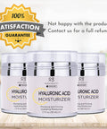 Radha Beauty Hyaluronic Moisturizer Miracle Cream for Face with Hyaluronic Acid Vitamin E Green Tea with Aloe. Night and Day Moisturizing Cream 1.7 fl oz.