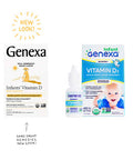 Genexa Infants Vitamin D Liquid Drops For Baby & Toddler | Usda Organic Vitamin D3 For Newborn | Immune Support & Bone Health |