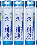 Boiron Homeopathic Medicine Calcarea Carbonica 30C Pellets 80Count Tubes (Pack Of 5)