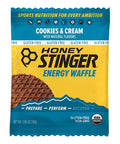 Honey Stinger Organic Gluten Free Cookies & Cream Waffle | Energy Stroopwafel for Exercise, Endurance and Performance | Sports Nutrition for Home & Gym, Pre and Post Workout | 12 Waffles, 12.72 Ounce