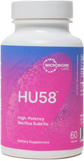 Microbiome Labs HU58 High Potency Bacillus subtilis 60 Capsules
