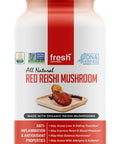 Organic Reishi Mushroom Capsules - Strongest DNA Verified Formula - Rich in Alpha Glucan - Red Reishi Mushrooms - Ganoderma Lucidum & Ganoderma Applanatim - Third Party Tested - 90 Capsules/Pills