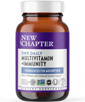 New Chapter One Daily Multivitamin + Immunity Enhanced Immune Support from Extra Vitamin C, D3 & Zinc + Clinical-Strength Holy Basil* 100% Vegetarian, Non-GMO, Certified Gluten Free, 30 ct
