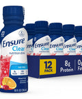Ensure Clear Nutrition Liquid Drink 0G Fat 8G Of Protein Mixed Fruit 10 Fl Oz (Pack Of 12) & Max Protein Nutrition Shake With 30G Of Protein 1G Of Sugar