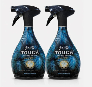 Febreze Fabric Spray Rainforest Scent Pack Of 2 (27Fl Ounces)