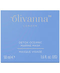 Olivanna Detox Oceanic Marine - Active Charcoal Facial Mask for Blemishes and Breakouts - Rich in Antioxidants Vitamin C and E - 1.6 oz